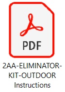 2AA-ELIMINATOR-KIT-OUTDOOR Instructions